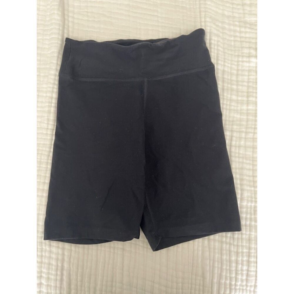 Abercrombie & Fitch Black Biker Shorts Stretch